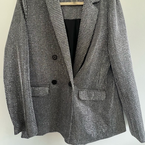 Shiny Silver Blazer - Picture 12 of 14